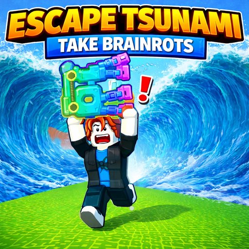 Escape Tsunami Rob Brainrots